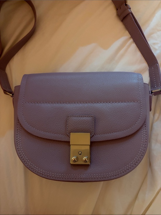 3.1 Phillip Lim Handbags - Philip Lin Lavender Crossbody Saddle Bag with Silver Hardware.